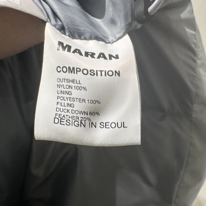 MARAN-P韓國直郵㊣女士新款時尚人氣熱賣25秋冬短款羽絨服絨MARAN短款羽絨服