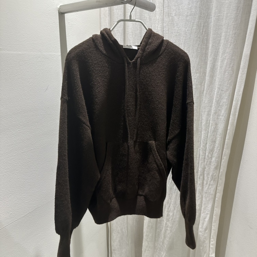 MARAN-P韓國直郵㊣女裝新款推薦25秋冬休閑針織衫口袋連帽MARAN針織衫圖色2