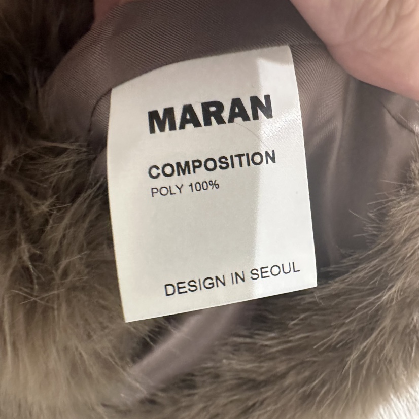 MARAN-P韓國代購㊣女裝新品職業推薦時尚人氣休閑短款大衣MARAN短款大衣