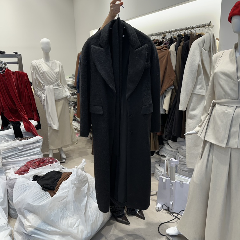 SENSIBLE-S東大門㊣直郵女士新品推薦休閑中長款大衣含腰帶SENSIBLE中長款大衣圖色3