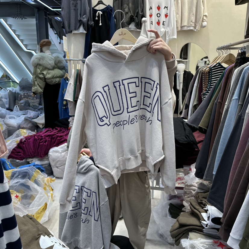 REPLAY韓國代購㊣女士新款人氣職業熱賣25秋冬推薦衛衣加絨REPLAY衛衣圖色1