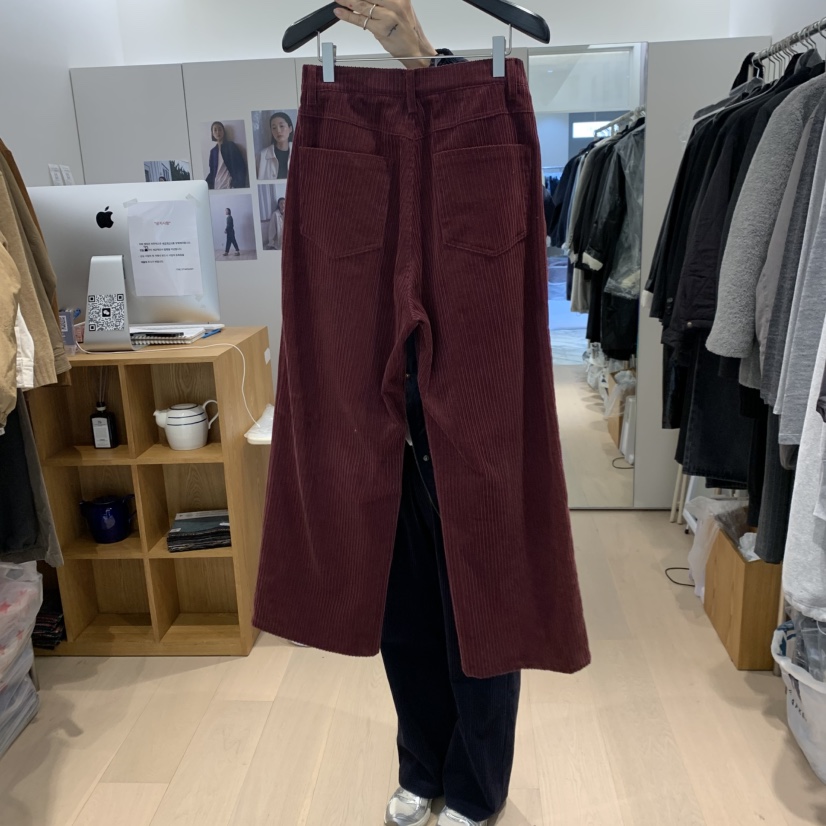 THE STARDUST東大門㊣實拍女士新品休閑時尚25秋冬休閑褲燈芯絨THE STARDUST休閑褲