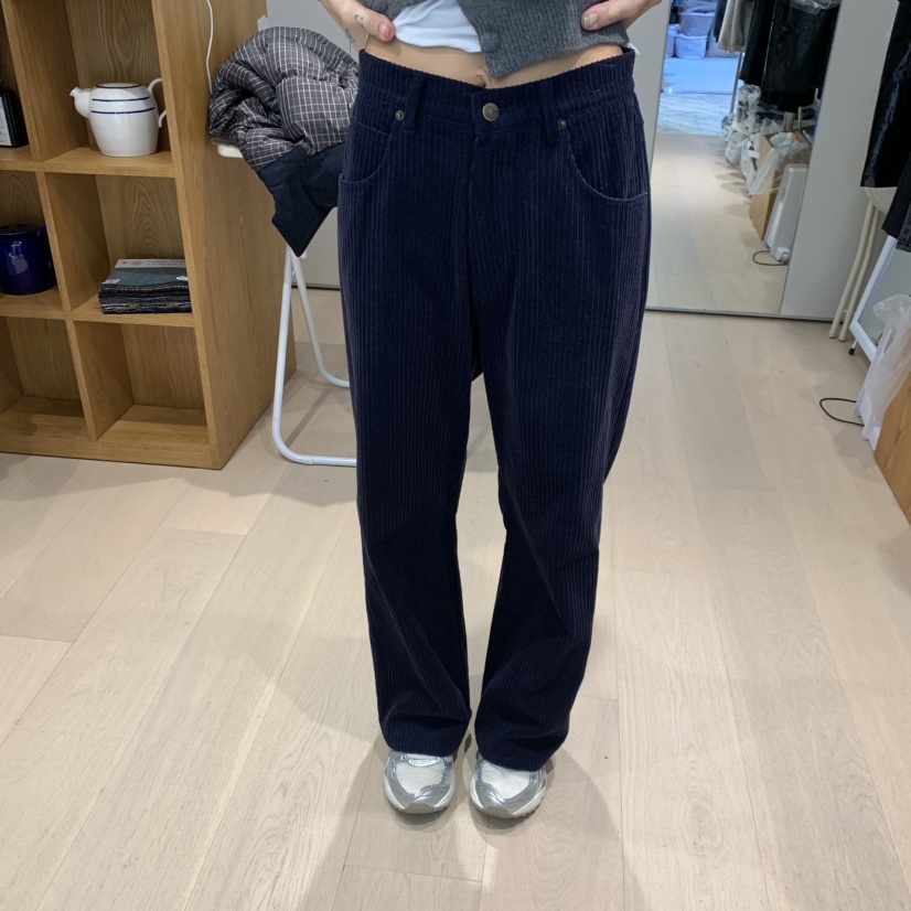 THE STARDUST東大門㊣實拍女士新品休閑時尚25秋冬休閑褲燈芯絨THE STARDUST休閑褲圖色2