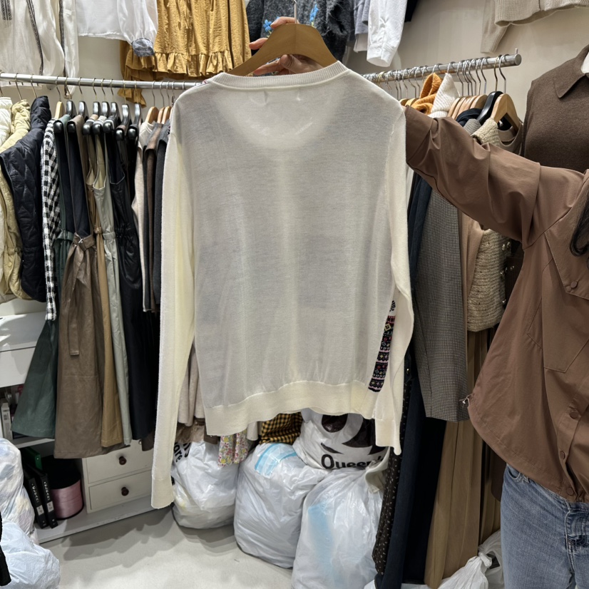 BIKINI東大門㊣直郵女裝新品熱賣推薦25秋冬人氣休閑針織衫BIKINI針織衫