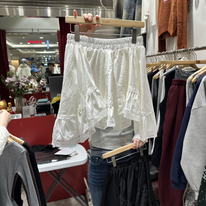 SOLAR東大門㊣直郵女裝新款人氣熱賣職業推薦休閑25秋冬裙褲SOLAR裙褲圖色1