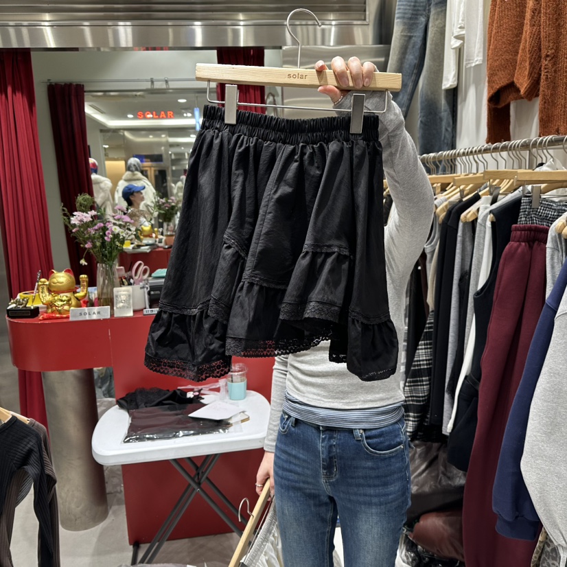 SOLAR東大門㊣直郵女裝新款人氣熱賣職業推薦休閑25秋冬裙褲SOLAR裙褲圖色2