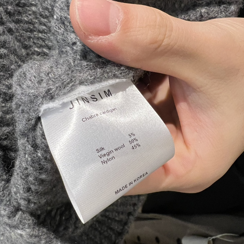 JINSIM韓國代購㊣女士新款人氣休閑25秋冬時尚推薦毛衣拉鏈JINSIM毛衣