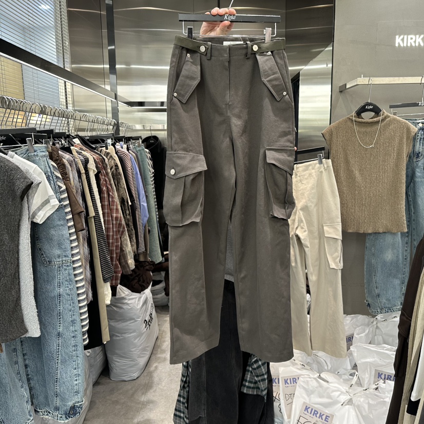 KIRKE東大門㊣實拍女裝新款人氣推薦休閑25秋冬熱賣職業休閑褲KIRKE休閑褲圖色2