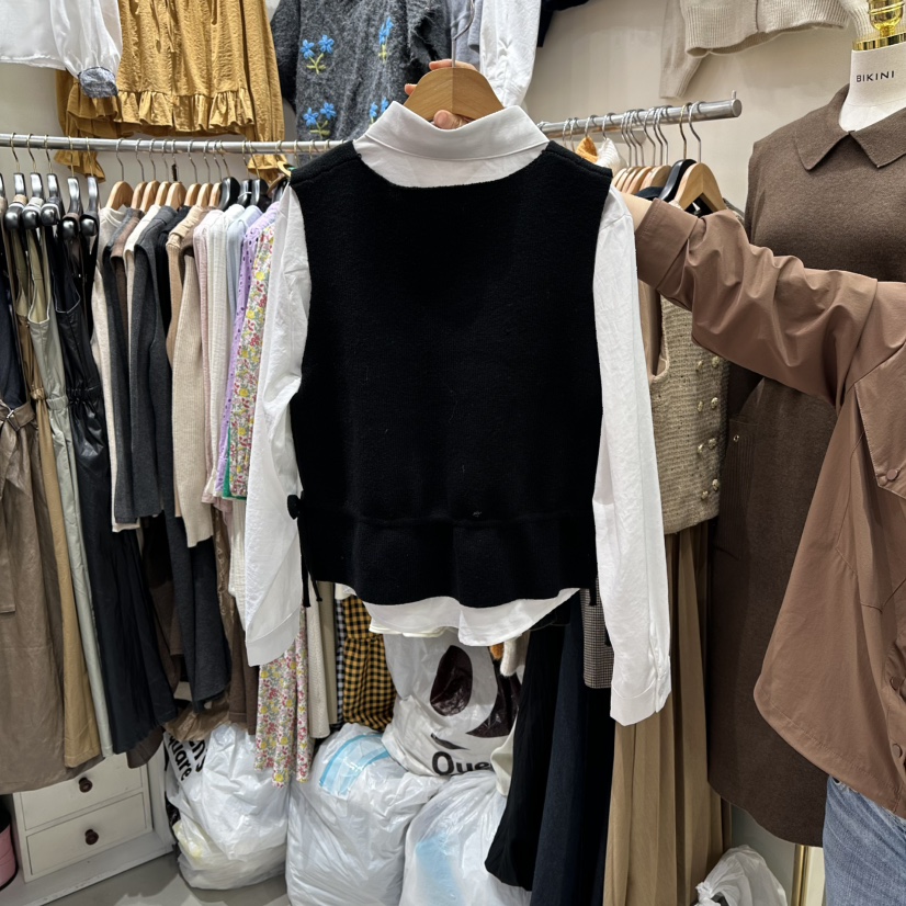 BIKINI東大門㊣代購女裝新款熱賣職業休閑25秋冬人氣時尚套裝BIKINI套裝