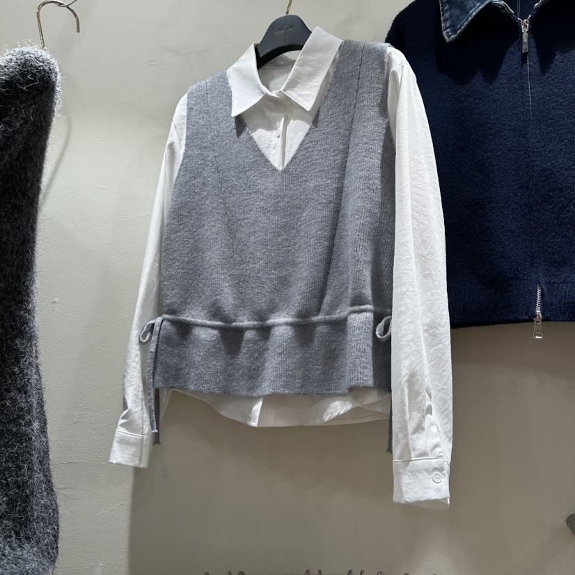 BIKINI東大門㊣代購女裝新款熱賣職業休閑25秋冬人氣時尚套裝BIKINI套裝圖色1