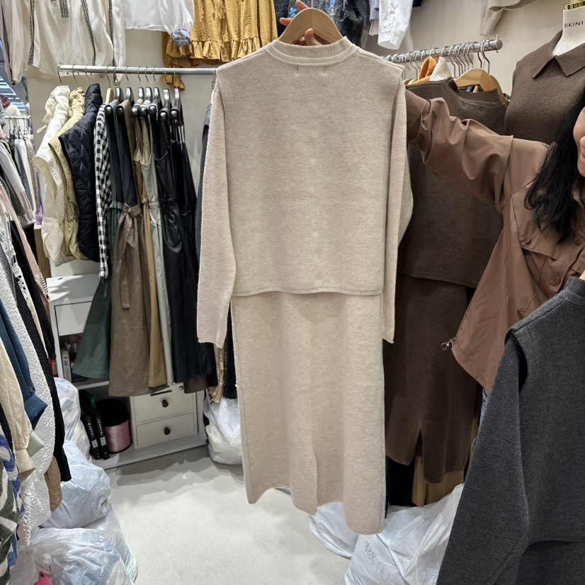 BIKINI韓國代購㊣女裝新品職業25秋冬休閑人氣推薦熱賣套裝BIKINI套裝