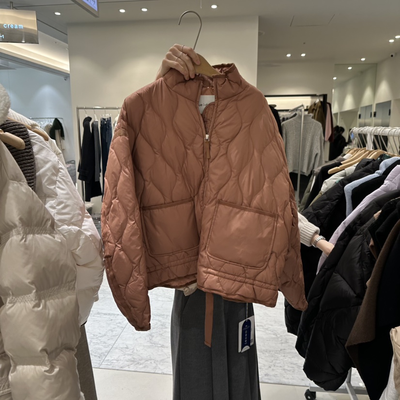 BLUEI-D東大門㊣實拍女裝新品熱賣人氣25秋冬休閑短款羽絨服Blue i-d短款羽絨服圖色1