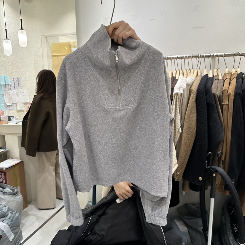 BLUEI-D東大門㊣實拍女士新款職業人氣時尚休閑25秋冬衛衣Blue i-d衛衣圖色4