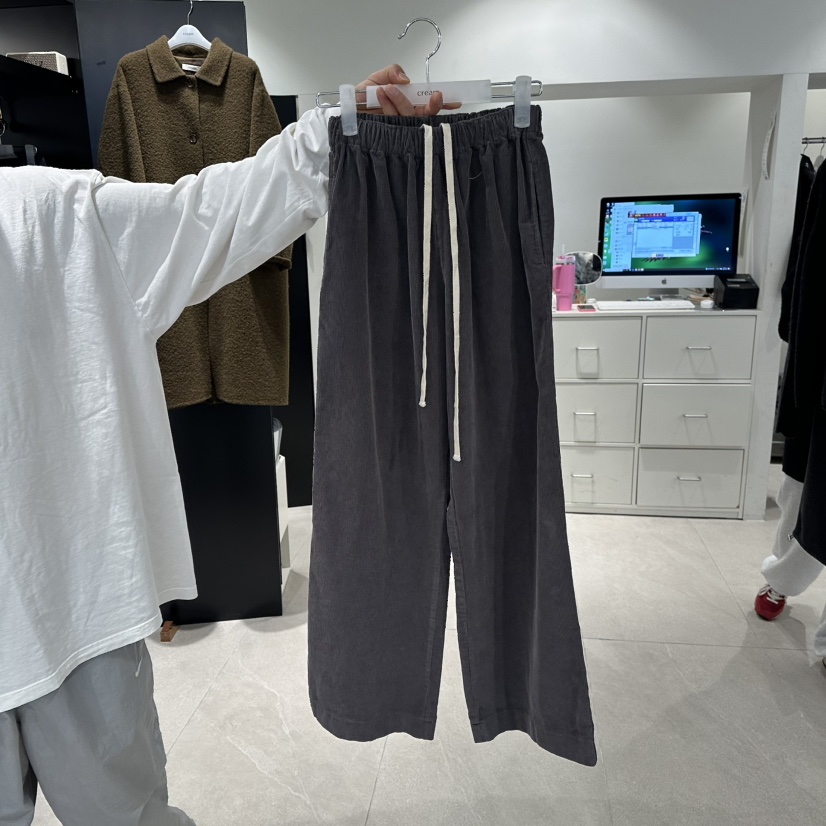 CREAM-P東大門㊣直郵女士新款人氣休閑時尚推薦職業休閑褲CREAM-P休閑褲圖色2