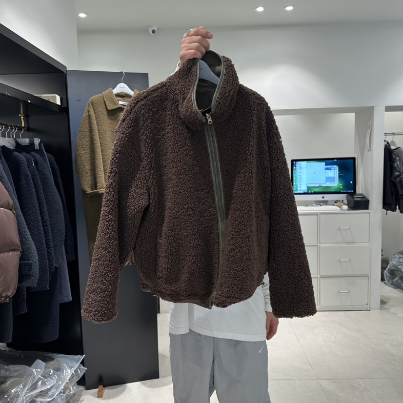 CREAM-P東大門㊣實拍女士新品熱賣時尚休閑夾克兩面穿雙面CREAM-P夾克