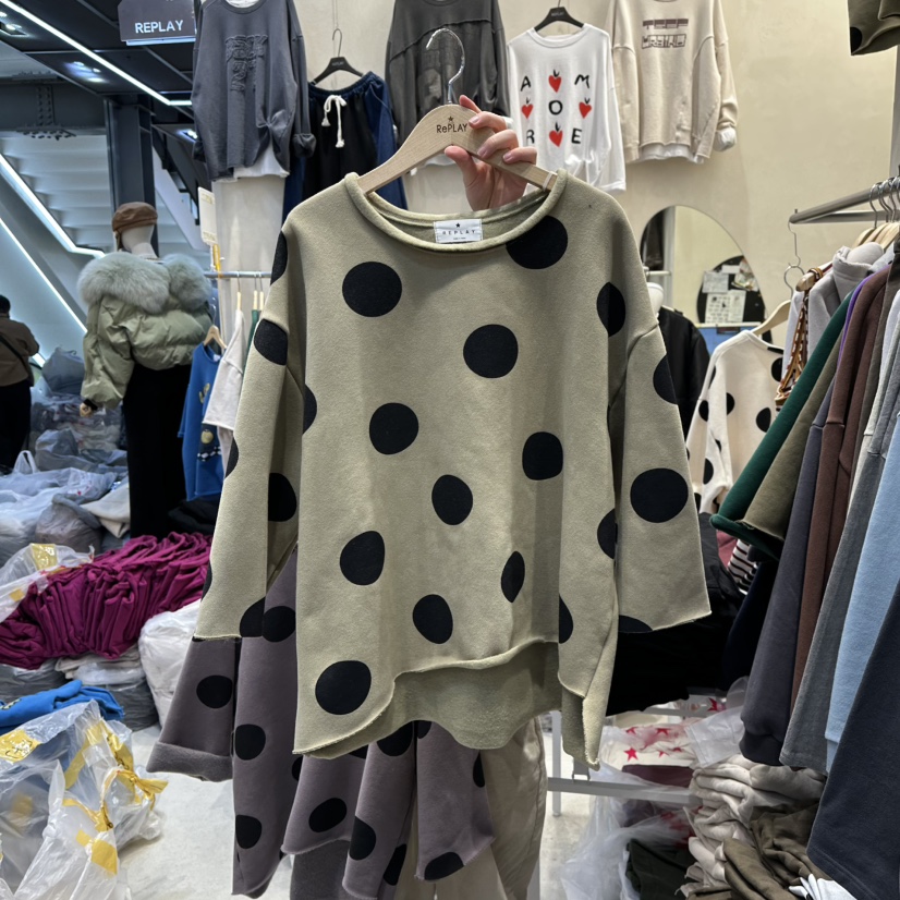 REPLAY東大門㊣代購女士新款職業推薦25秋冬熱賣休閑衛衣加絨REPLAY衛衣圖色3