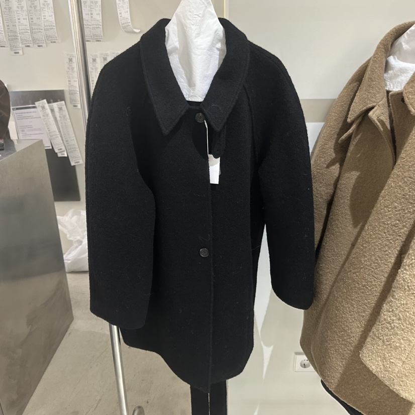 LOVE YOU SO MUCH/MORE THAN YESTERDAY韓國直郵㊣女裝新款推薦短款大衣含腰帶LYSM/MORE THAN YESTERDAY短款大衣圖色2