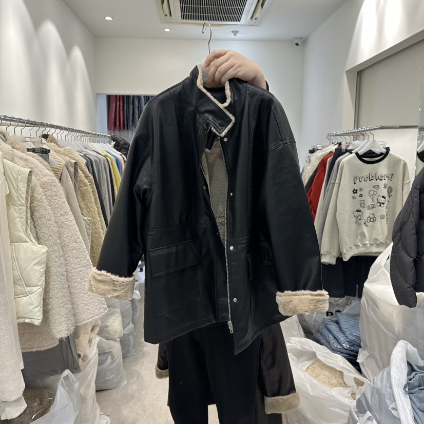 BAHATI東大門㊣實拍女士新品人氣休閑25秋冬時尚熱賣職業夾克BAHATI夾克圖色1