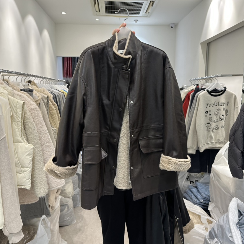 BAHATI東大門㊣實拍女士新品人氣休閑25秋冬時尚熱賣職業夾克BAHATI夾克圖色2