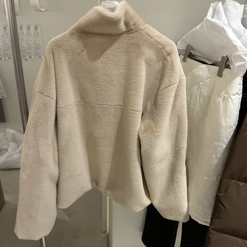 LOVE YOU SO MUCH/MORE THAN YESTERDAY韓國直郵㊣女士新款職業短款大衣毛皮LYSM/MORE THAN YESTERDAY短款大衣