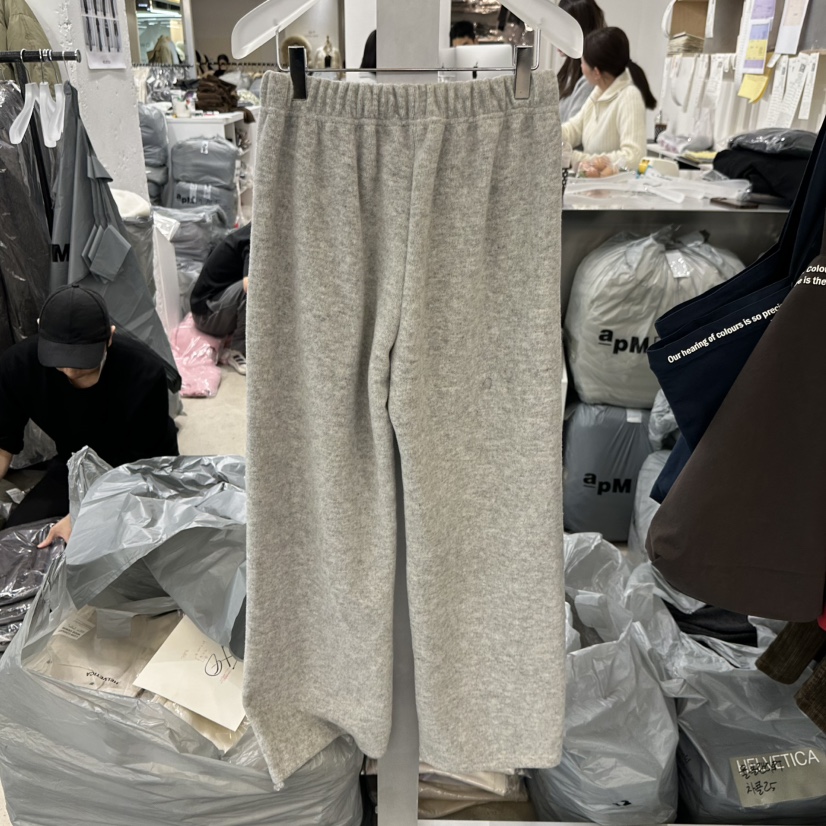 HELVETICA東大門㊣直郵女士新款25秋冬職業休閑休閑褲羊毛混紡HELVETICA休閑褲