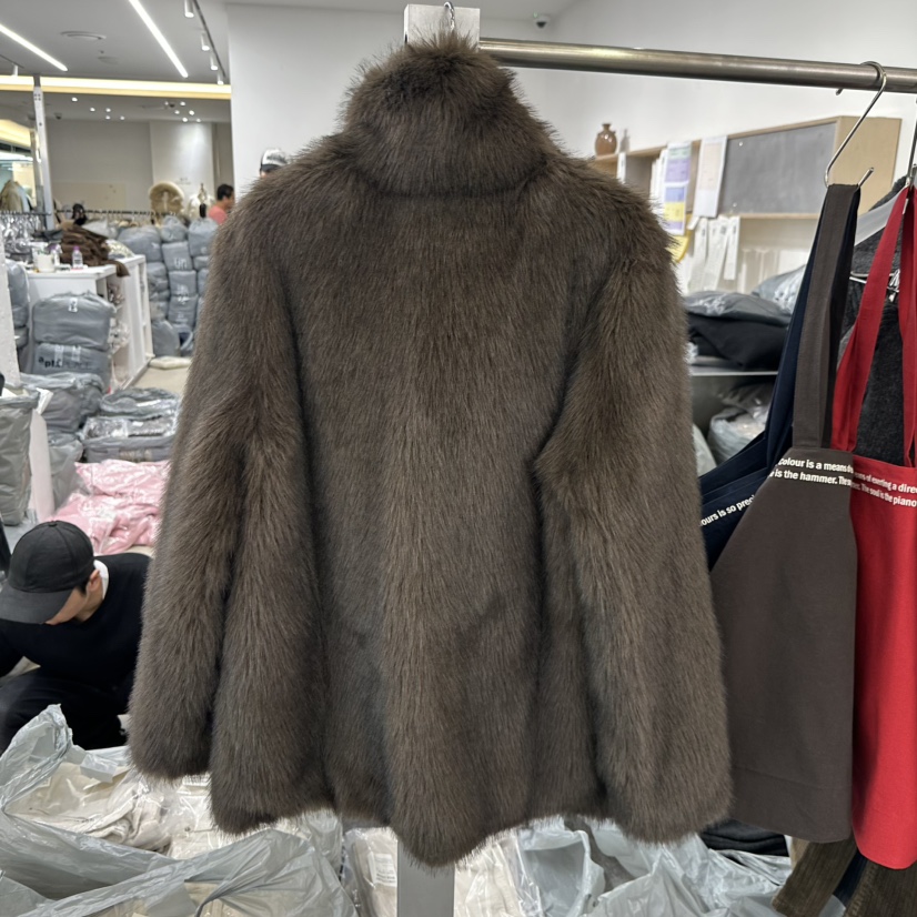 HELVETICA韓國直郵㊣女士新品時尚熱賣25秋冬人氣休閑短款大衣HELVETICA短款大衣