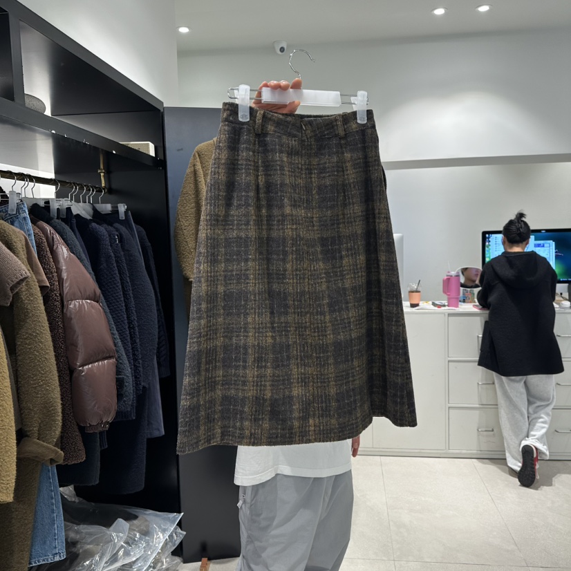 CREAM-P韓國直郵㊣女士新款推薦25秋冬職業人氣熱賣時尚長裙CREAM-P長裙