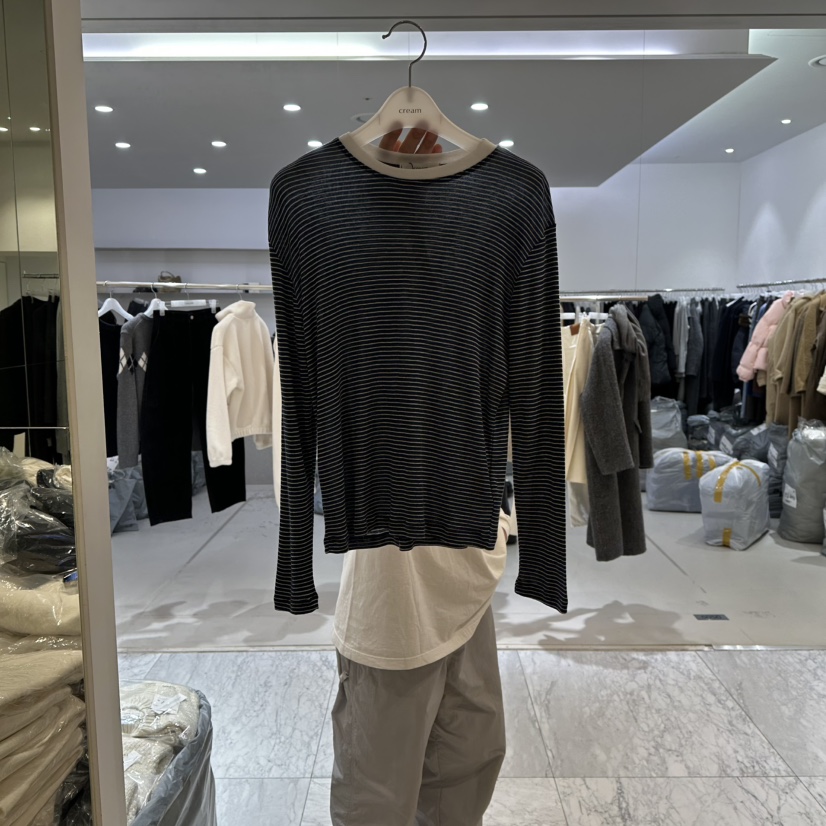 CREAM-P韓國代購㊣女裝新品推薦職業休閑時尚25秋冬長袖T恤CREAM-P長袖T恤圖色3