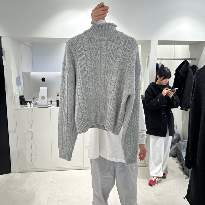 CREAM-P東大門㊣實拍女裝新款熱賣休閑推薦人氣職業針織衫CREAM-P針織衫圖色2