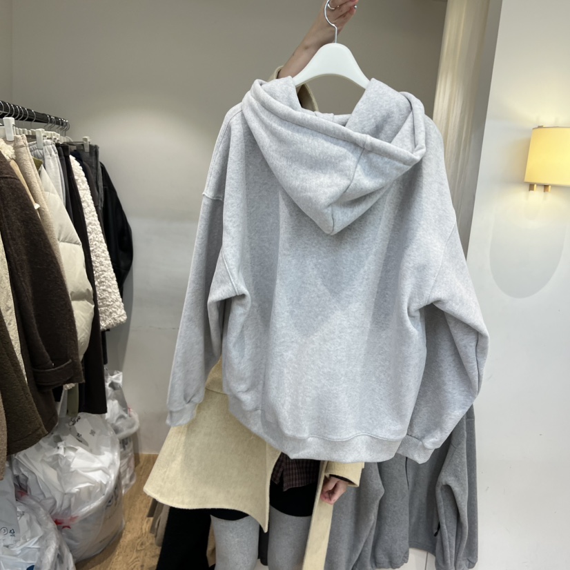 JINSIM東大門㊣代購女裝新款人氣休閑25秋冬職業時尚衛衣拉鏈JINSIM衛衣