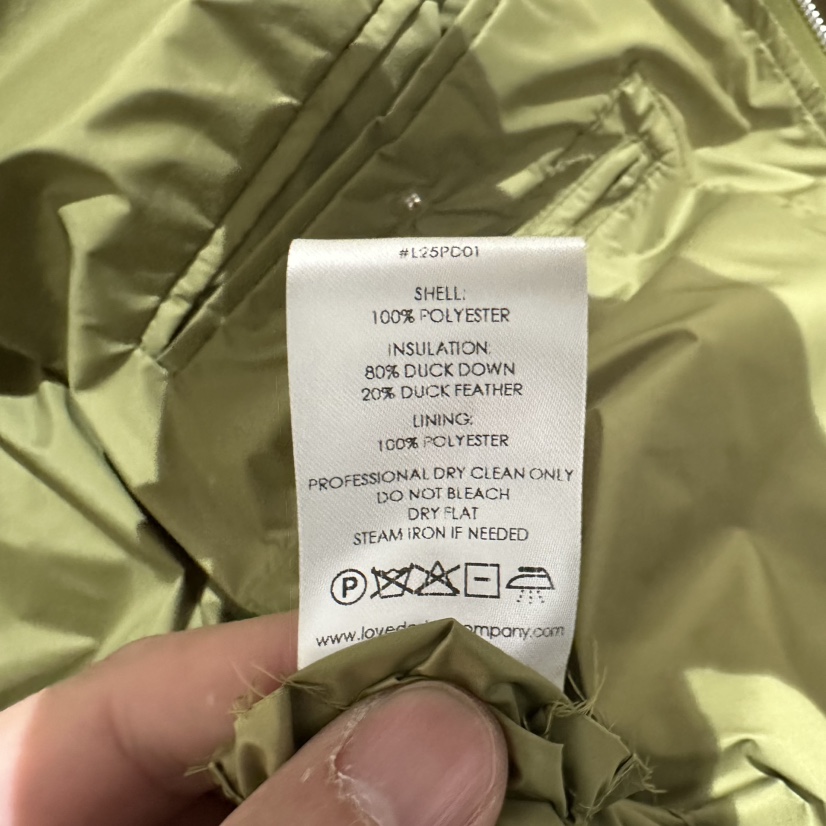 LOVE YOU SO MUCH/MORE THAN YESTERDAY東大門㊣直郵女裝新品25秋冬短款羽絨服LYSM/MORE THAN YESTERDAY短款羽絨服