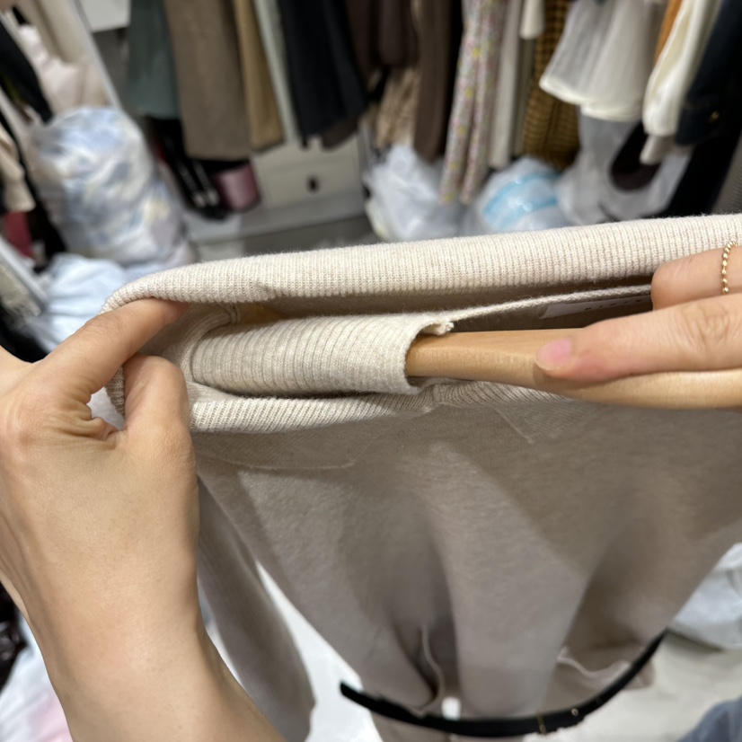 BIKINI韓國代購㊣女士新款休閑25秋冬人氣連衣裙含腰帶口袋BIKINI連衣裙