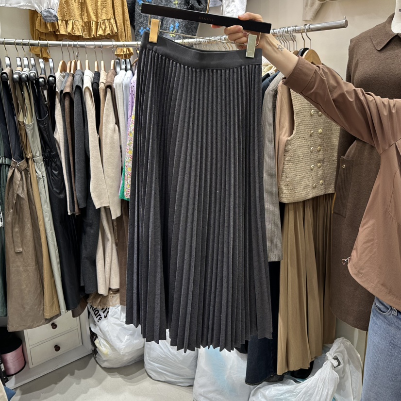 BIKINI東大門㊣直郵女士新款職業25秋冬休閑推薦時尚熱賣長裙BIKINI長裙圖色1