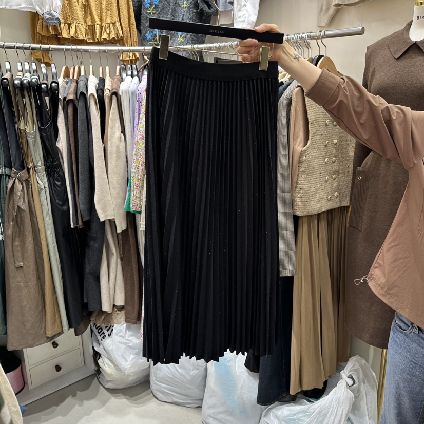 BIKINI東大門㊣直郵女士新款職業25秋冬休閑推薦時尚熱賣長裙BIKINI長裙圖色2