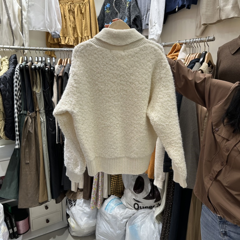 BIKINI東大門㊣實拍女裝新品25秋冬熱賣時尚推薦職業人氣毛衣BIKINI毛衣