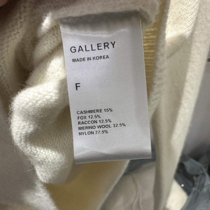 GALLERY-P東大門㊣直郵女裝新品推薦熱賣時尚25秋冬針織衫V領GALLERY針織衫