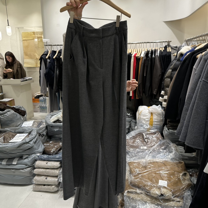 BLUEI-D東大門㊣實拍女裝新款職業人氣時尚熱賣25秋冬休閑褲Blue i-d休閑褲圖色2墨色