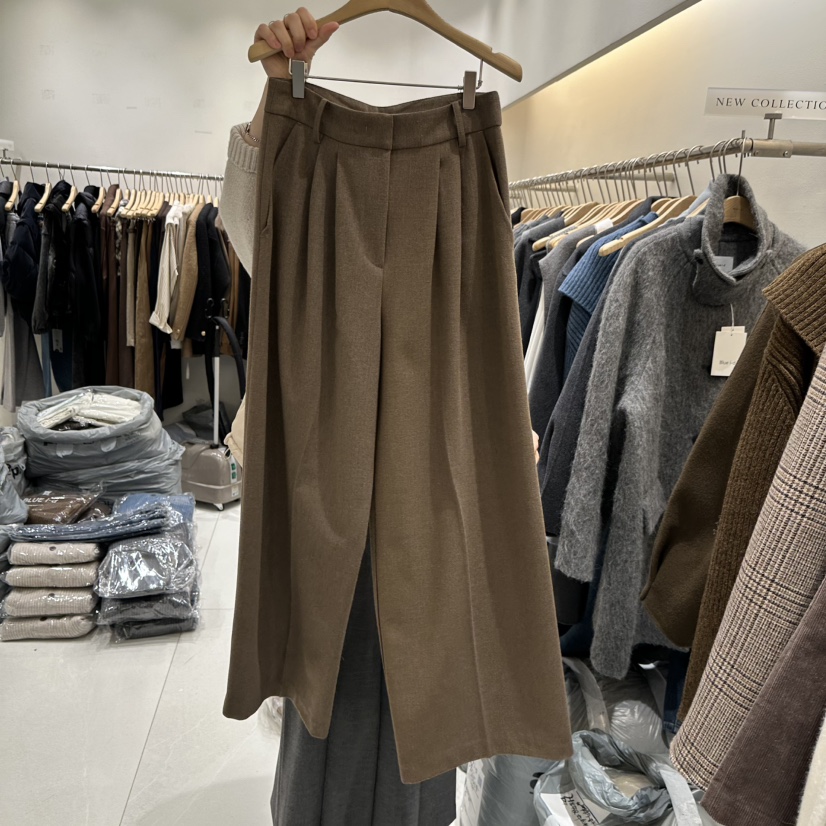 BLUEI-D東大門㊣實拍女裝新款職業人氣時尚熱賣25秋冬休閑褲Blue i-d休閑褲圖色3