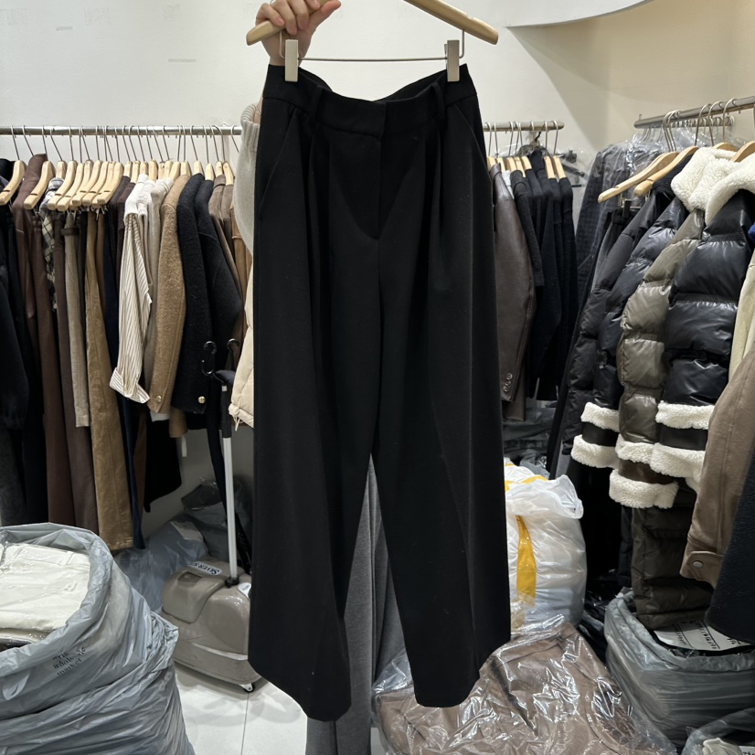 BLUEI-D東大門㊣實拍女裝新款職業人氣時尚熱賣25秋冬休閑褲Blue i-d休閑褲圖色4黑色