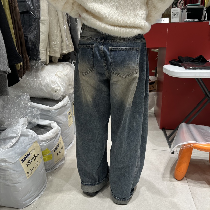 SOLAR東大門㊣實拍女士新品熱賣休閑時尚推薦職業人氣牛仔褲SOLAR牛仔褲