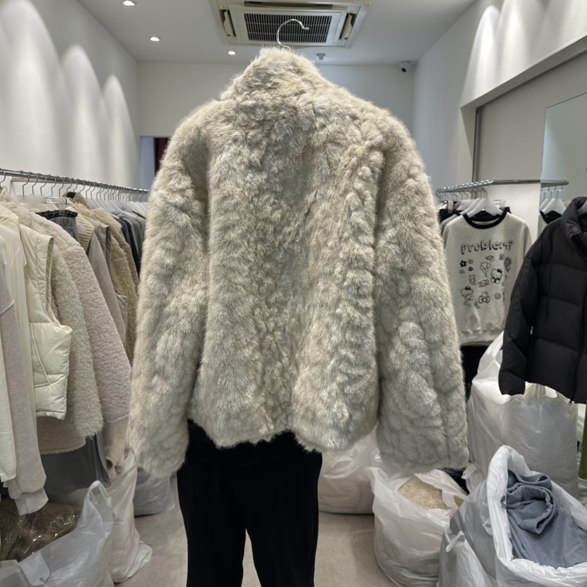 BAHATI韓國直郵㊣女裝新品熱賣推薦人氣職業休閑25秋冬夾克兔子BAHATI夾克