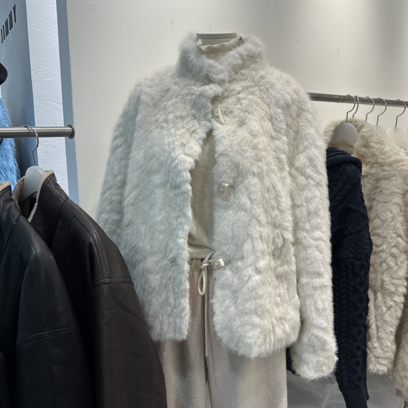 BAHATI韓國直郵㊣女裝新品熱賣推薦人氣職業休閑25秋冬夾克兔子BAHATI夾克圖色1