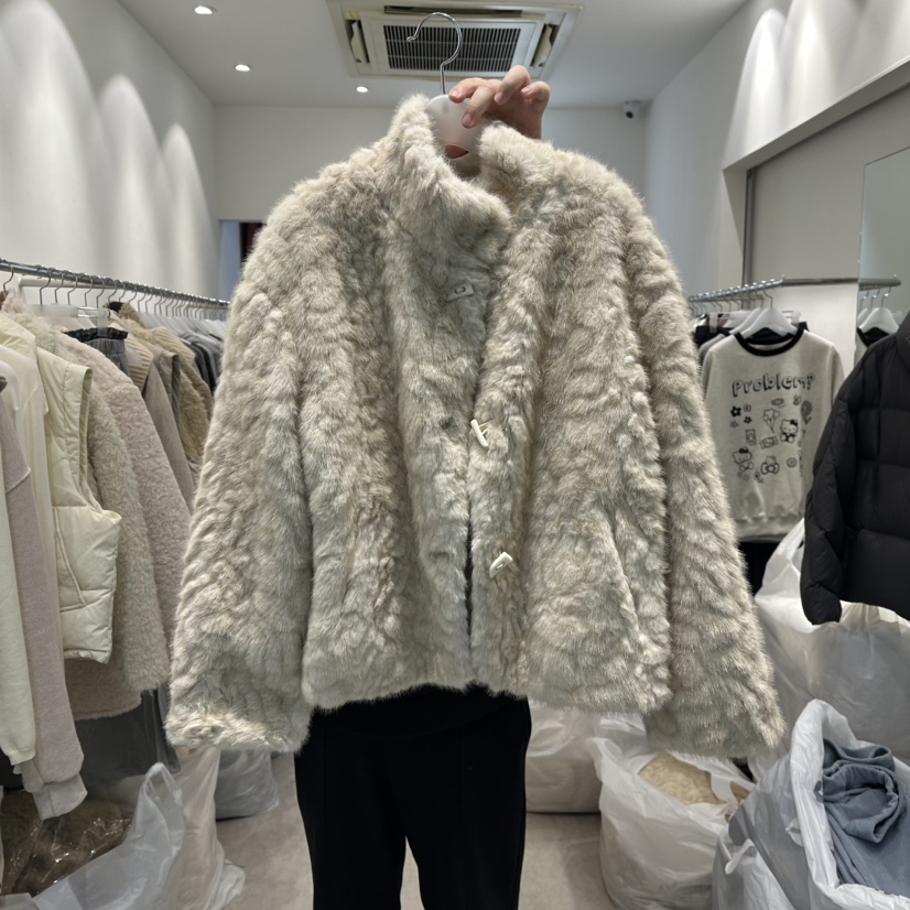 BAHATI韓國直郵㊣女裝新品熱賣推薦人氣職業休閑25秋冬夾克兔子BAHATI夾克圖色2