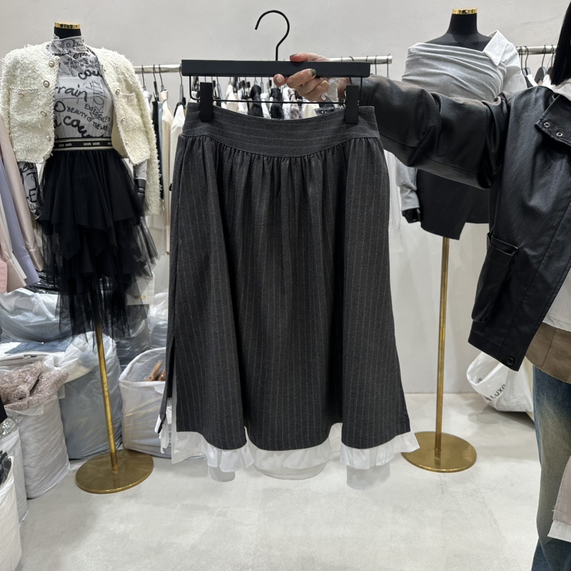 LOTTIMO韓國直郵㊣女士新款休閑25秋冬職業推薦時尚人氣長裙LOTTIMO長裙圖色2