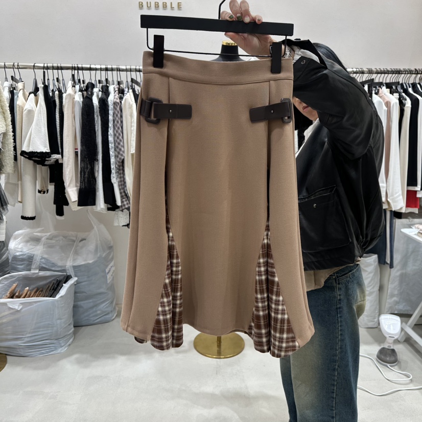 LOTTIMO韓國代購㊣女士新款推薦時尚25秋冬職業人氣熱賣長裙LOTTIMO長裙圖色1