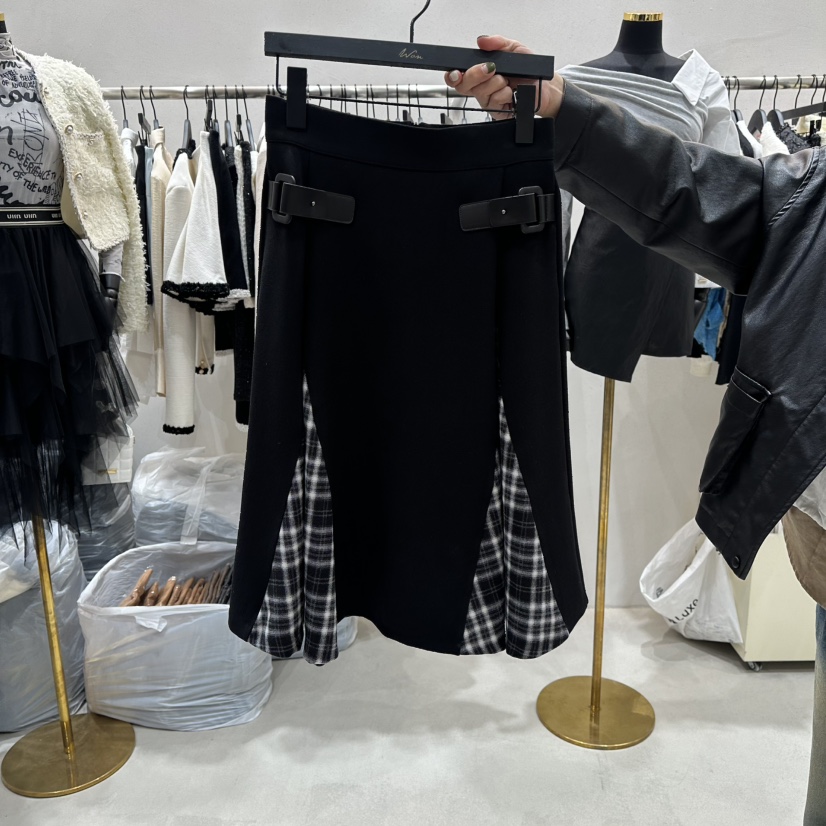 LOTTIMO韓國代購㊣女士新款推薦時尚25秋冬職業人氣熱賣長裙LOTTIMO長裙圖色2