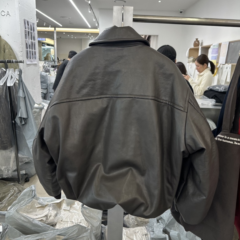 HELVETICA東大門㊣實拍女裝新款休閑職業人氣25秋冬熱賣皮衣HELVETICA皮衣