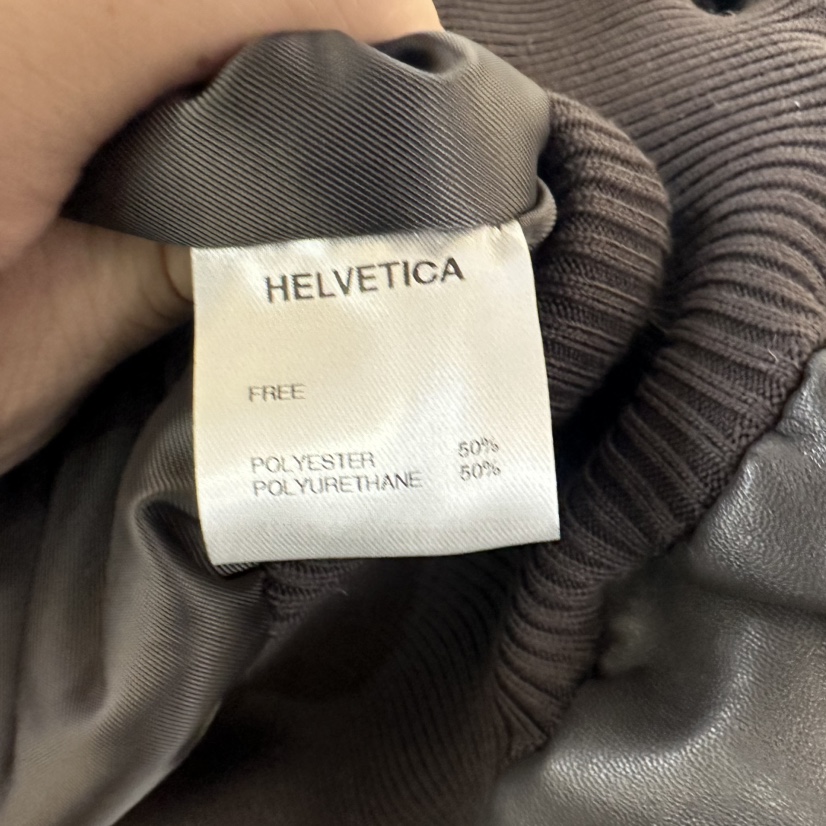 HELVETICA東大門㊣實拍女裝新款休閑職業人氣25秋冬熱賣皮衣HELVETICA皮衣