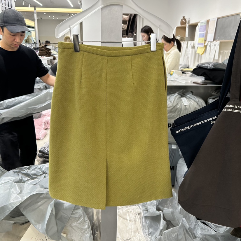 HELVETICA韓國代購㊣女裝新品時尚熱賣休閑半身裙中短裙斜紋布HELVETICA半身裙/中短裙