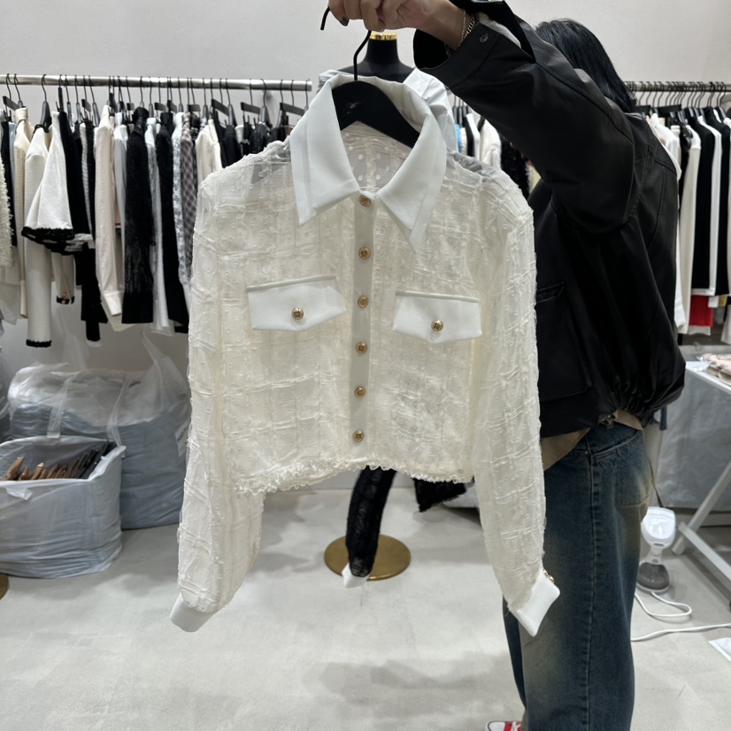 LOTTIMO東大門㊣代購女裝新款休閑推薦職業時尚25秋冬襯衫蕾絲衫LOTTIMO襯衫/蕾絲衫圖色1